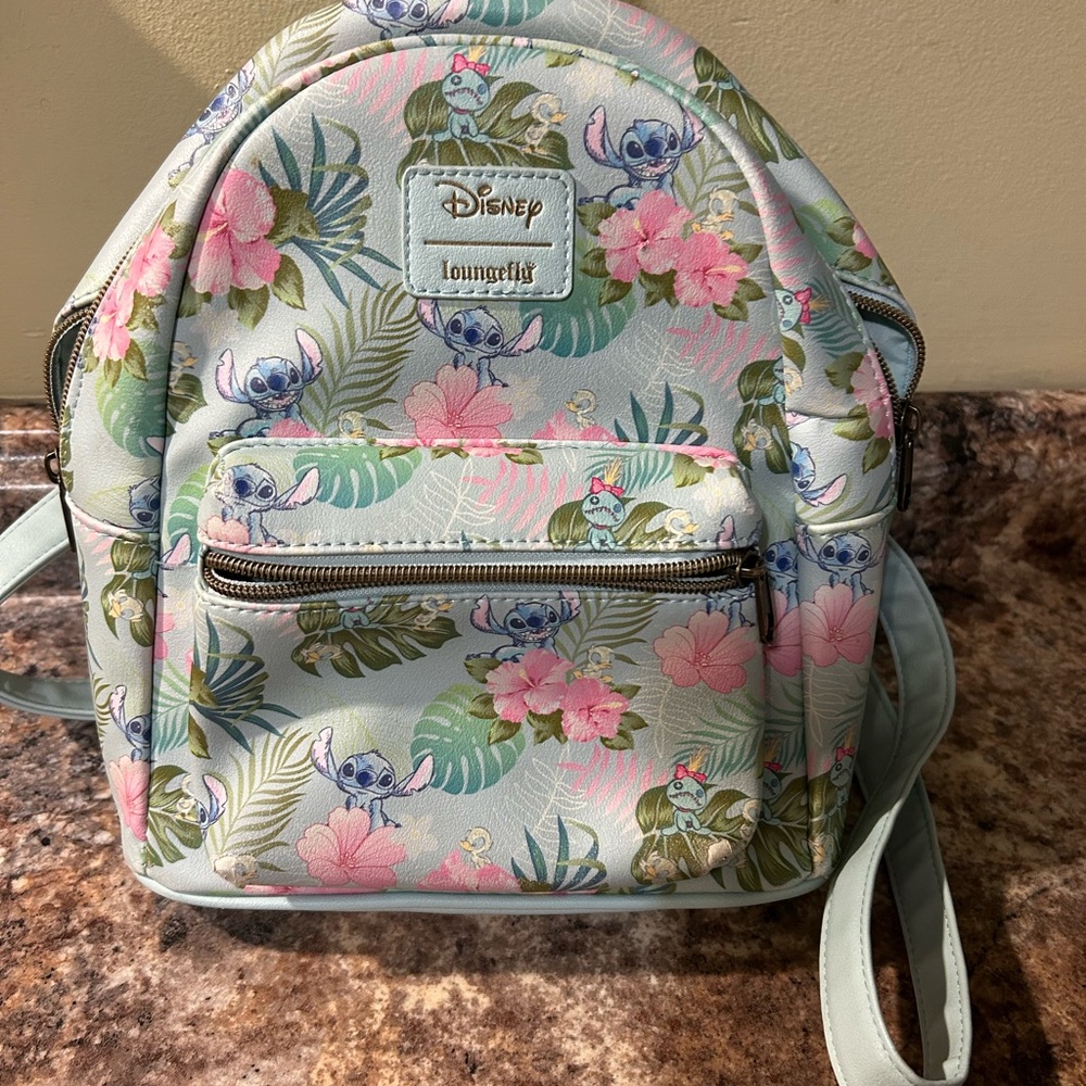 Loungefly Stitch and Floral Backpack
